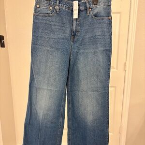 Jcrew Wide-Leg Denim Jeans – Size 32P – New With Tag